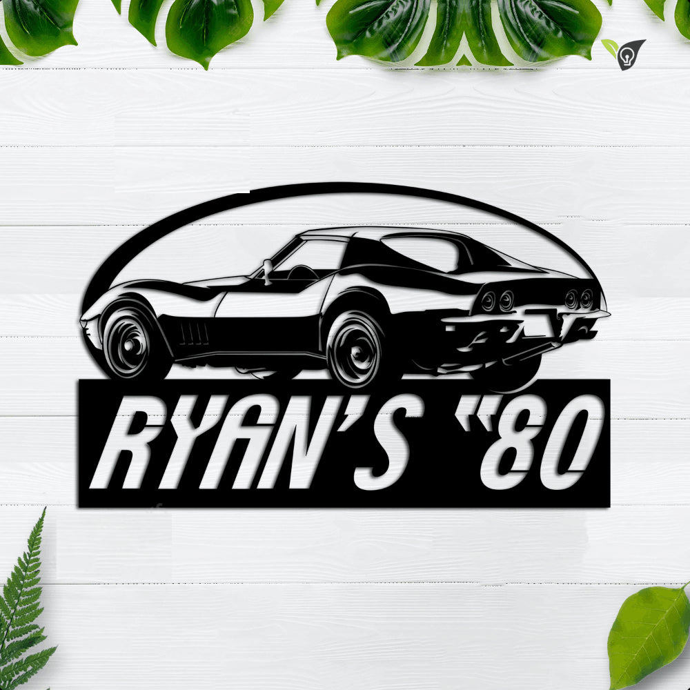 Personalized Vintage Classic Car Metal Wall Art - Vintage Car Sign - Garage Door Decor - Gift For Him | GearViral Personalized Vintage Classic Car Metal Wall Art - Vintage Car Sign - Garage Door Decor - Gift For Him | GearViral